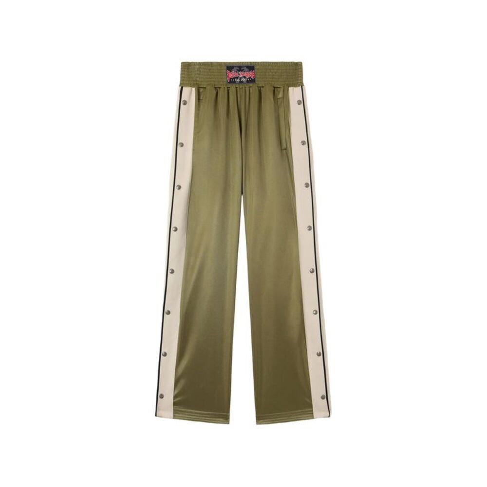 Palm Angels Green Trousers - Track Pants Men